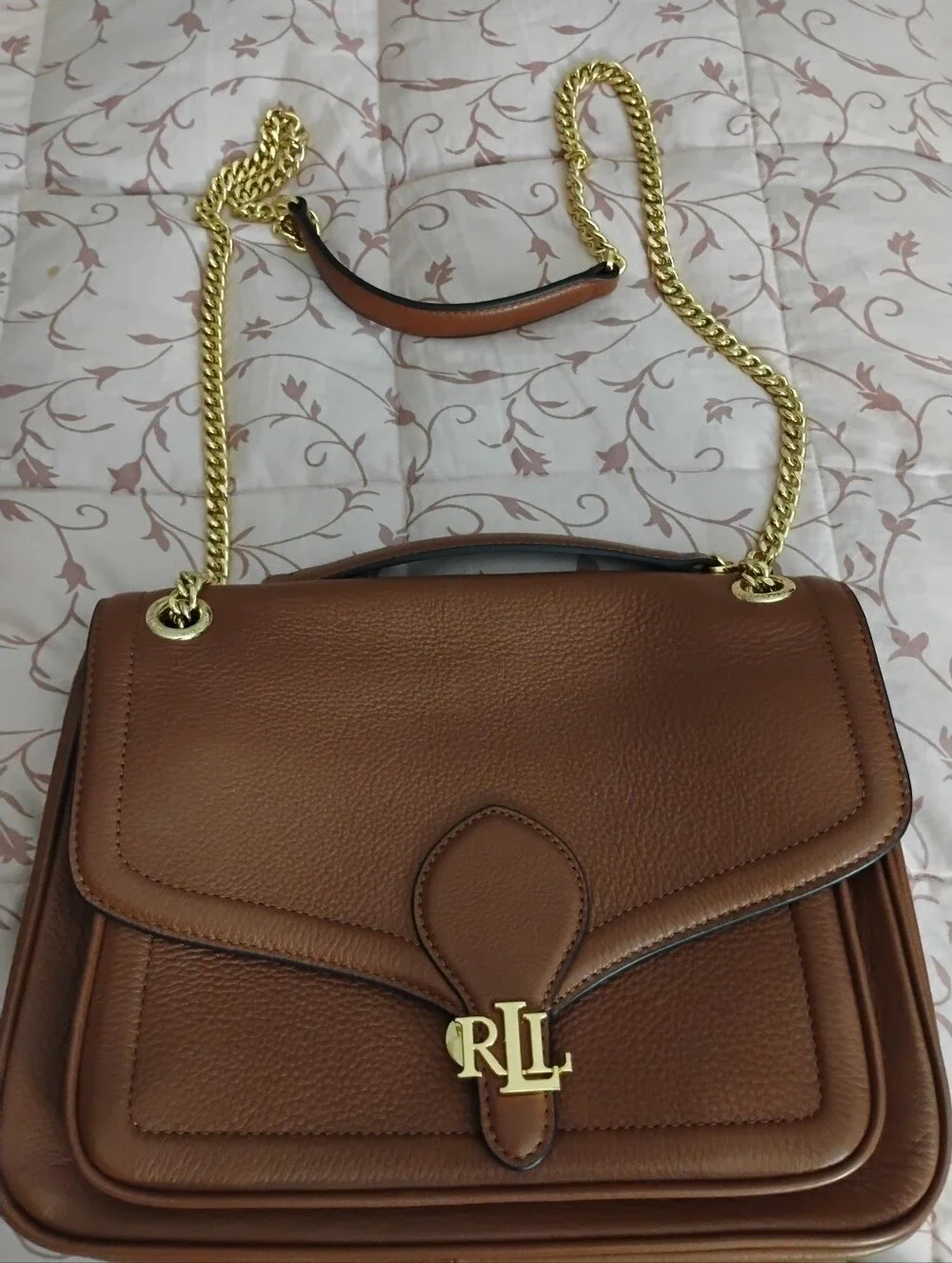 Ralph Lauren Ladies Handbag Leather